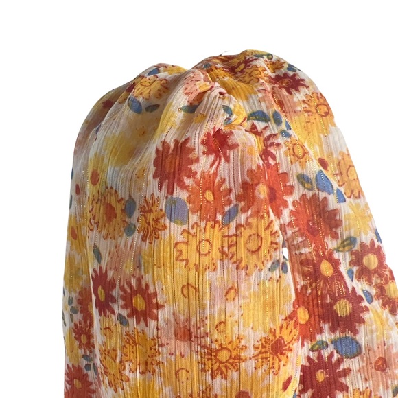 Staud Lea Knot-Front Puff-Shoulder Maxi Dress. Size 6. NWT. - Picture 9 of 9